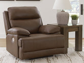 Bay Furniture Gallery - Ashley Furniture - VonRyan Living Room - PWR Recliner/ADJ Headrest / Tobacco - U1040013
